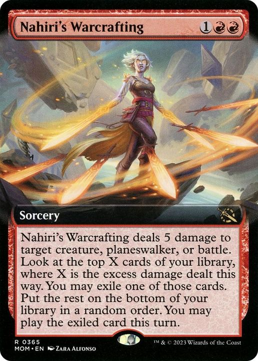 Nahiri's Warcrafting in the group Magic the Gathering / Types / Colors / Red at Proxyprinters.com (7379)