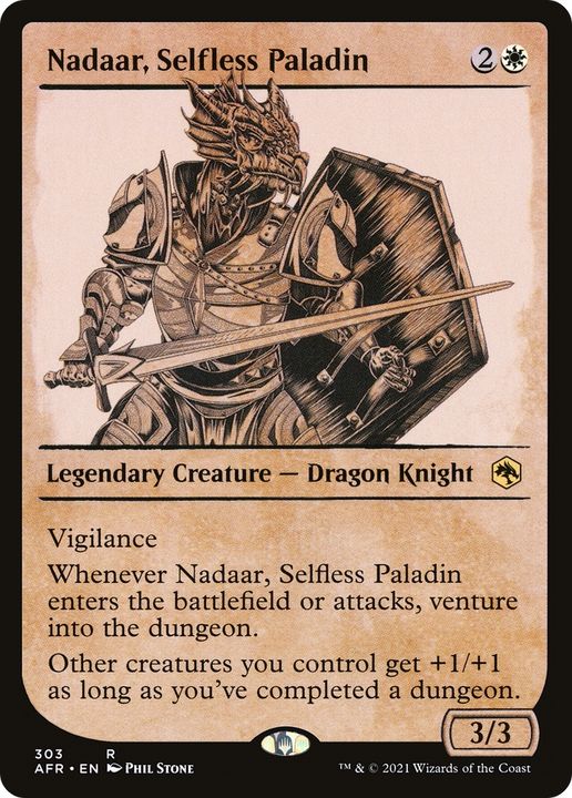 Nadaar, Selfless Paladin in the group Magic the Gathering / Types / Colors / White at Proxyprinters.com (73791)