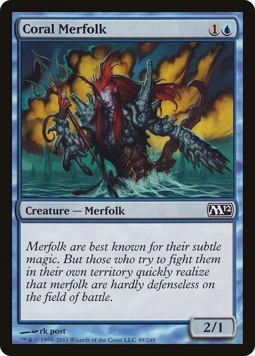 Coral Merfolk in the group Magic the Gathering / Sets / Magic 2013 at Proxyprinters.com (73811)