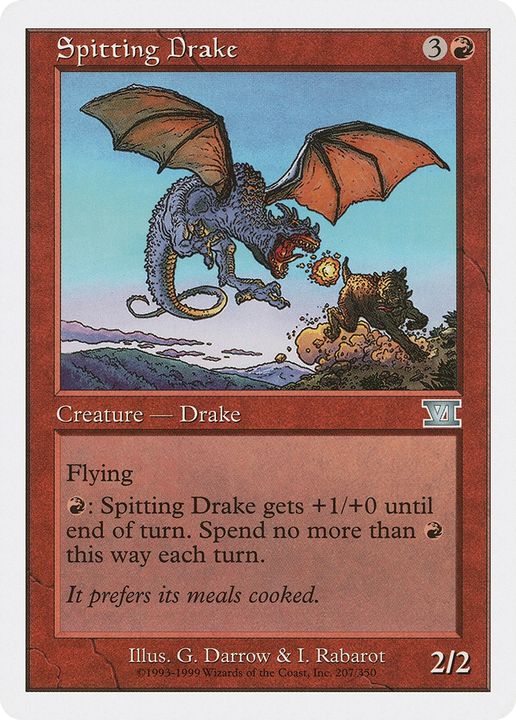 Spitting Drake in the group Magic the Gathering / Types / Colors / Red at Proxyprinters.com (73818)