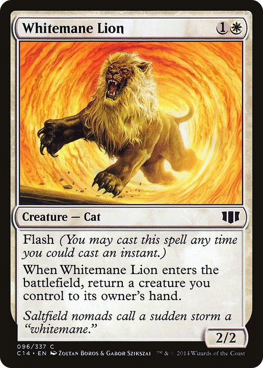 Whitemane Lion in the group Singles at Proxyprinters.com (73820)