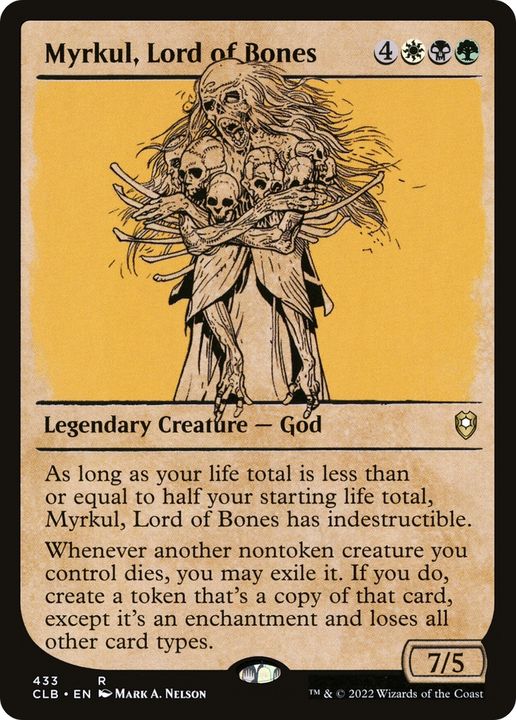 Myrkul, Lord of Bones in the group Magic the Gathering / Types / Colors / Multicolors / B, G, W at Proxyprinters.com (73833)