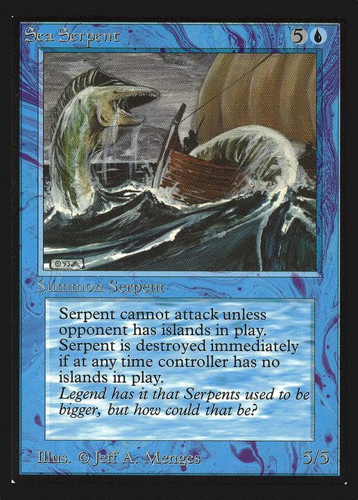 Sea Serpent in the group Magic the Gathering / Types / Colors / Blue at Proxyprinters.com (73837)