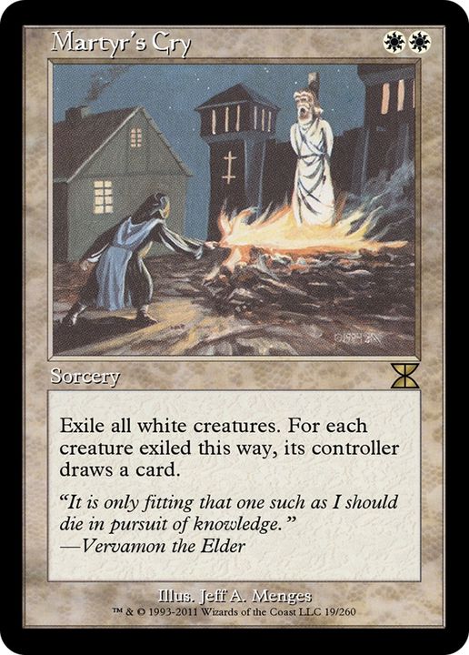 Martyr's Cry in the group Magic the Gathering / Types / Colors / White at Proxyprinters.com (73849)