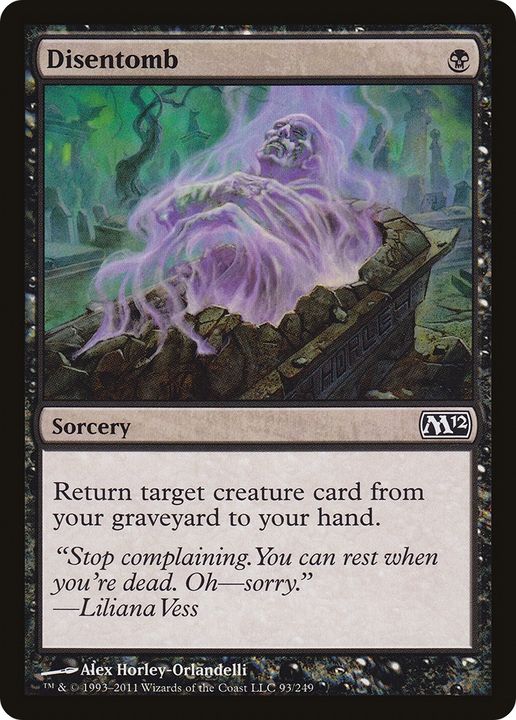 Disentomb in the group Magic the Gathering / Types / Colors / Black at Proxyprinters.com (73882)