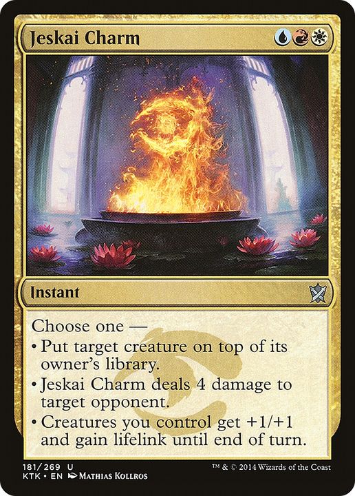 Jeskai Charm in the group Magic the Gathering / Types / Colors / Multicolors / R, U, W at Proxyprinters.com (73917)