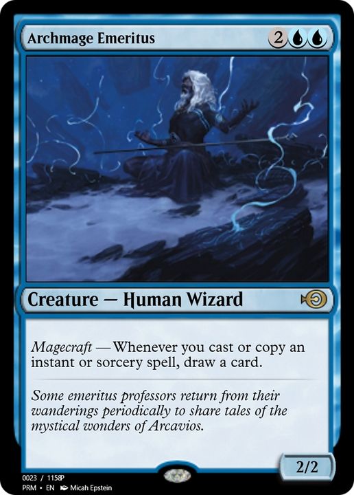 Archmage Emeritus in the group Magic the Gathering / Types / Creatures / Wizard at Proxyprinters.com (73921)