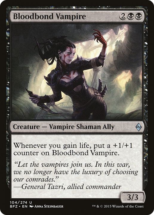 Bloodbond Vampire in the group Magic the Gathering / Types / Colors / Black at Proxyprinters.com (73939)