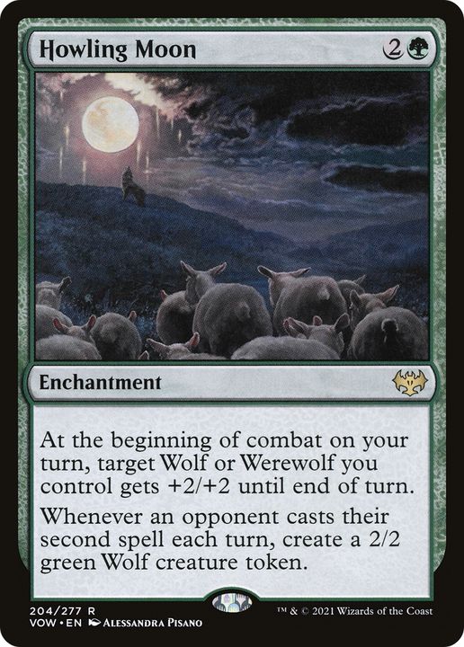 Howling Moon in the group Magic the Gathering / Types / Enchantment / Enchantment at Proxyprinters.com (73976)