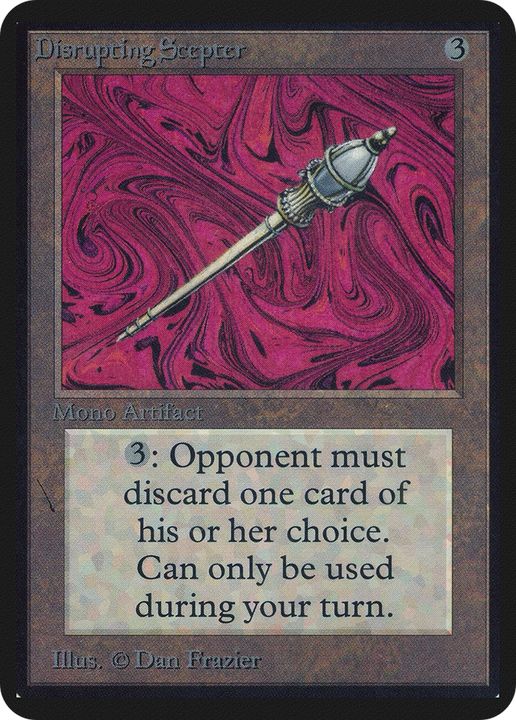 Disrupting Scepter in the group Magic the Gathering / Types / Artifacts / Artifact at Proxyprinters.com (73988)