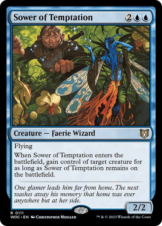 Sower of Temptation in the group Magic the Gathering / Sets / Wilds of Eldraine Commander Tokens at Proxyprinters.com (73998)