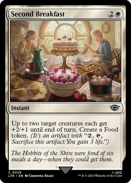 Second Breakfast in the group Magic the Gathering / Types / Colors / White at Proxyprinters.com (74)