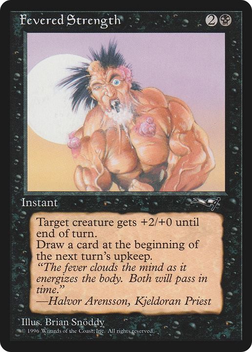 Fevered Strength in the group Magic the Gathering / Sets / Alliances at Proxyprinters.com (74005)