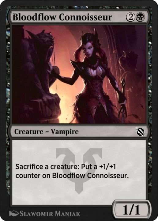 Bloodflow Connoisseur in the group Magic the Gathering / Types / Colors / Black at Proxyprinters.com (74010)