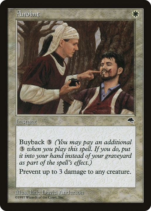 Anoint in the group Magic the Gathering / Types / Colors / White at Proxyprinters.com (74014)