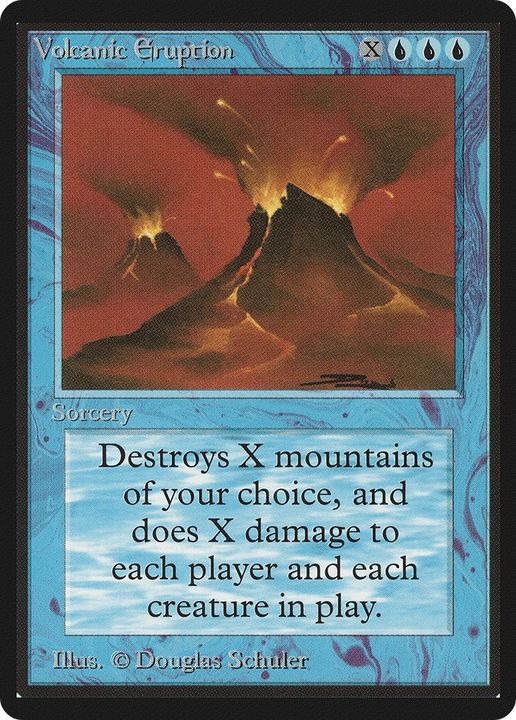 Volcanic Eruption in the group Magic the Gathering / Types / Colors / Blue at Proxyprinters.com (74015)