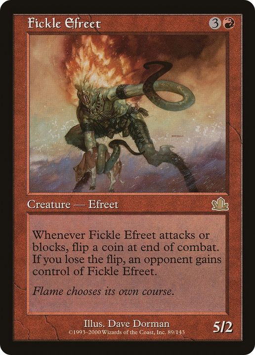 Fickle Efreet in the group Magic the Gathering / Sets / Prophecy at Proxyprinters.com (74027)