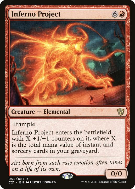 Inferno Project in the group Magic the Gathering / Types / Colors / Red at Proxyprinters.com (74040)