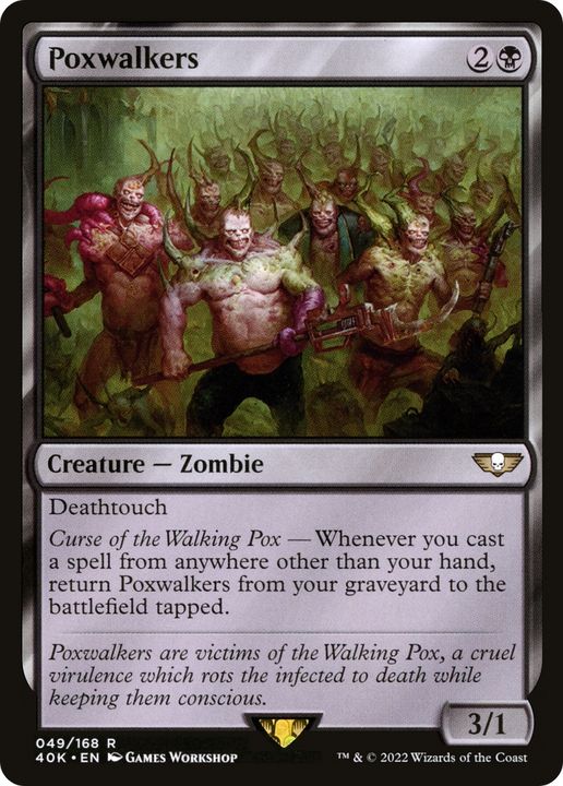 Poxwalkers in the group Magic the Gathering / Types / Colors / Black at Proxyprinters.com (74049)