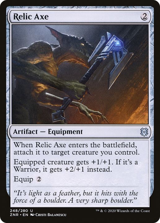 Relic Axe in the group Magic the Gathering / Types / Artifacts / Artifact at Proxyprinters.com (74062)