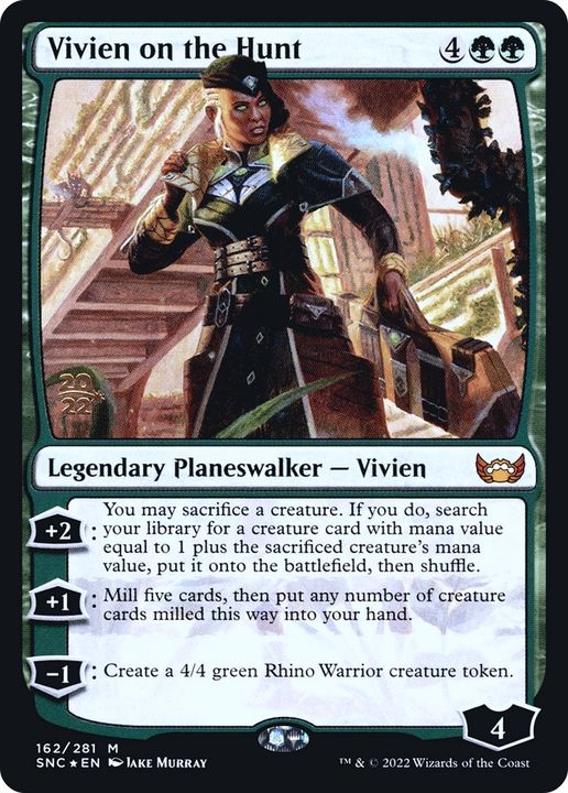 Vivien on the Hunt in the group Magic the Gathering / Types / Colors / Green at Proxyprinters.com (74079)