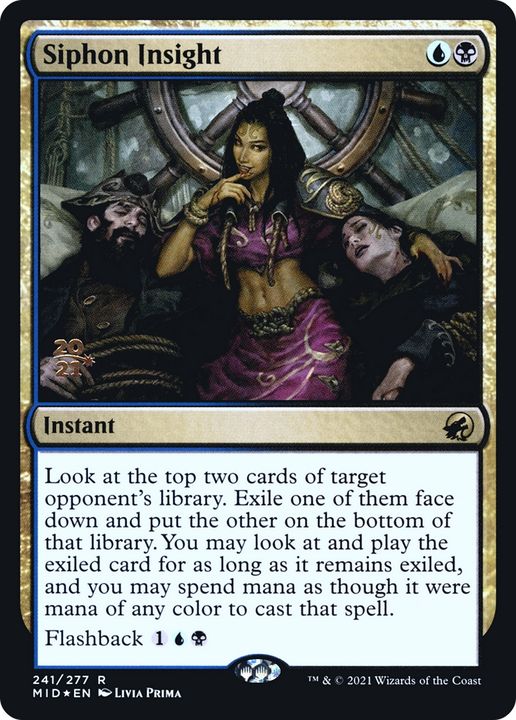 Siphon Insight in the group Magic the Gathering / Types / Colors / Multicolors / B, U at Proxyprinters.com (74081)