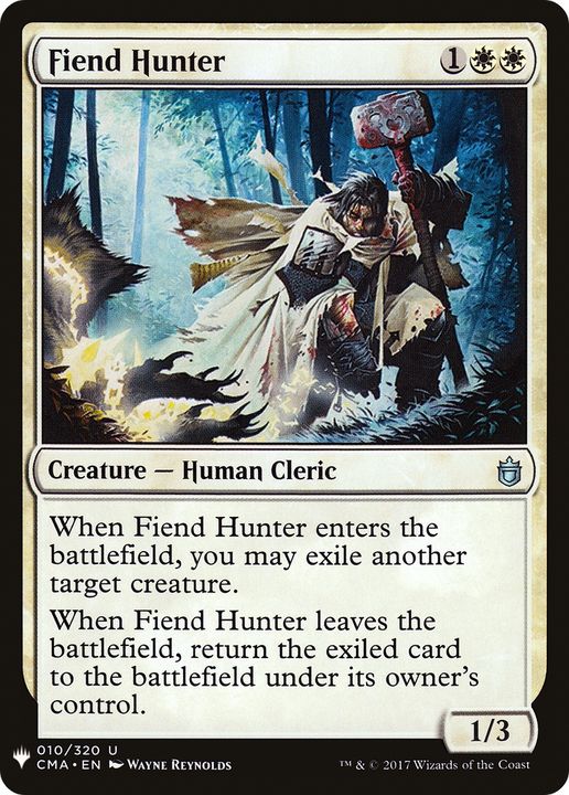 Fiend Hunter in the group Magic the Gathering / Types / Colors / White at Proxyprinters.com (74093)