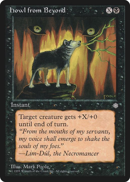 Howl from Beyond in the group Magic the Gathering / Types / Colors / Black at Proxyprinters.com (74096)