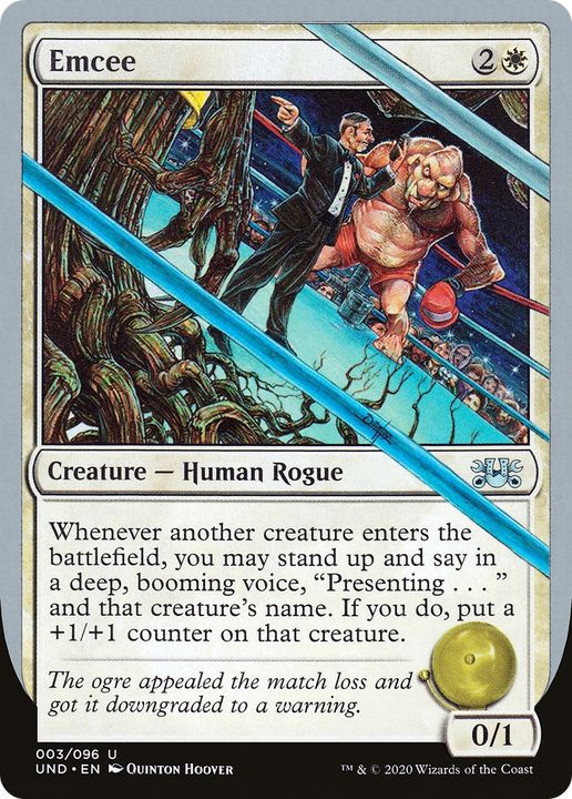 Emcee in the group Magic the Gathering / Types / Colors / White at Proxyprinters.com (74118)