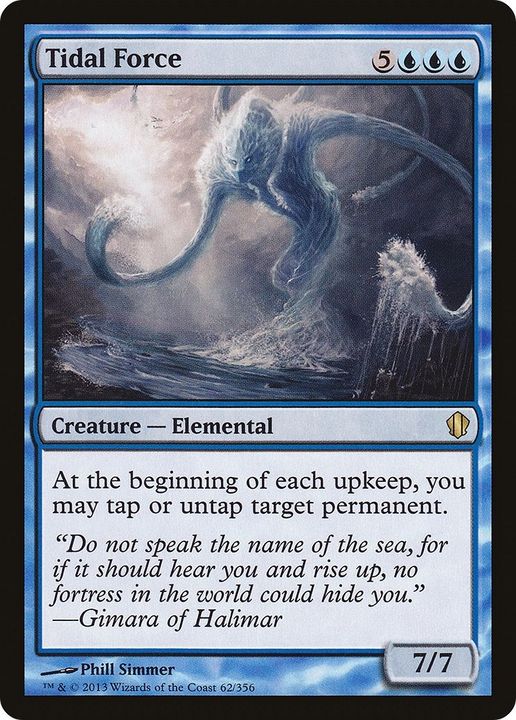 Tidal Force in the group Magic the Gathering / Types / Colors / Blue at Proxyprinters.com (7412)