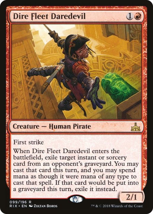 Dire Fleet Daredevil in the group Magic the Gathering / Sets / RNA Guild Kit at Proxyprinters.com (7413)