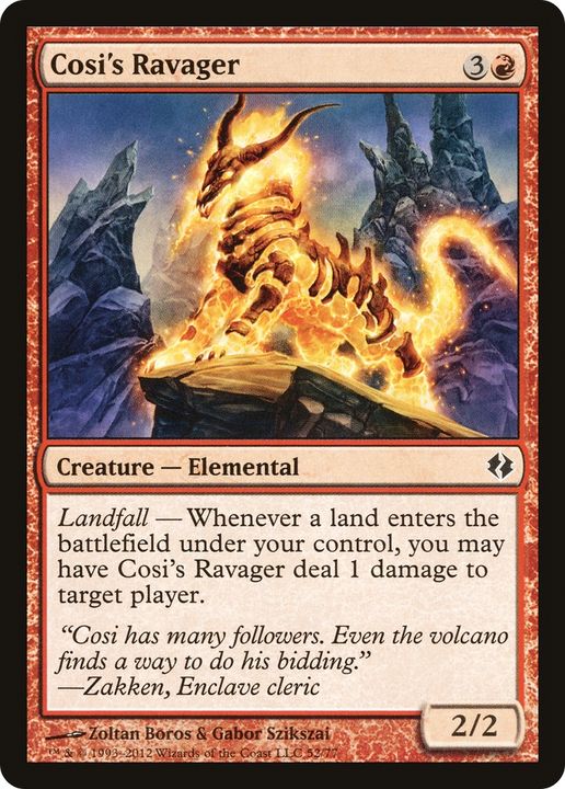 Cosi's Ravager in the group Magic the Gathering / Types / Colors / Red at Proxyprinters.com (74131)