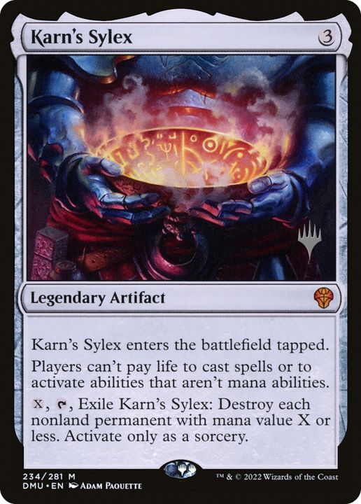 Karn's Sylex in the group Magic the Gathering / Sets / Dominaria United Promos at Proxyprinters.com (74144)