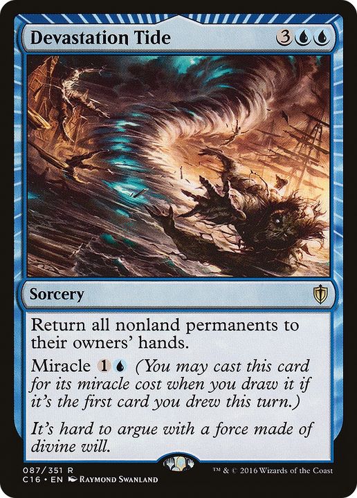 Devastation Tide in the group Magic the Gathering / Types / Colors / Blue at Proxyprinters.com (74156)