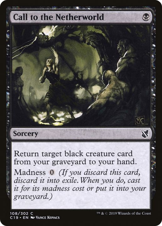 Call to the Netherworld in the group Magic the Gathering / Types / Colors / Black at Proxyprinters.com (74182)