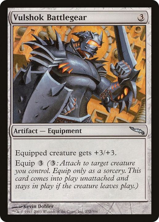 Vulshok Battlegear in the group Magic the Gathering / Types / Artifacts / Artifact at Proxyprinters.com (7419)