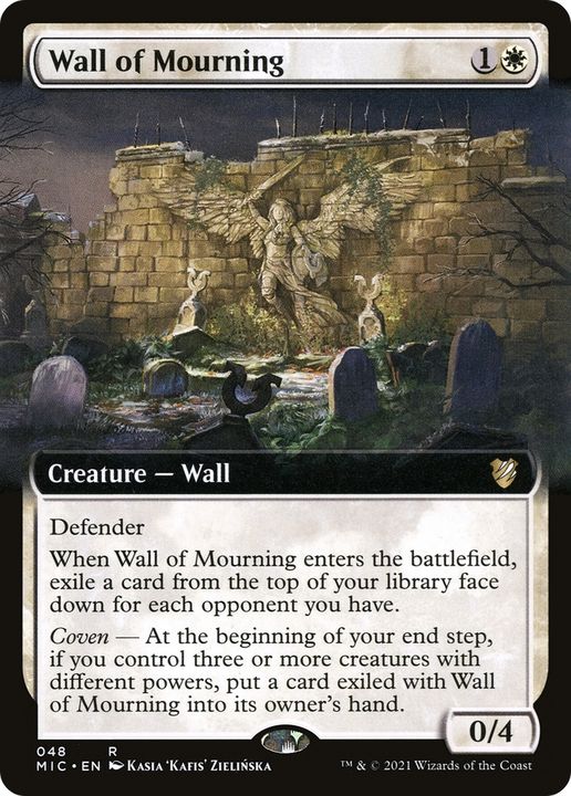 Wall of Mourning in the group Magic the Gathering / Types / Colors / White at Proxyprinters.com (74198)