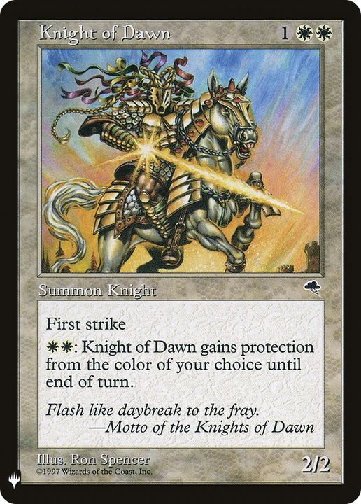 Knight of Dawn in the group Advanced search at Proxyprinters.com (74201)