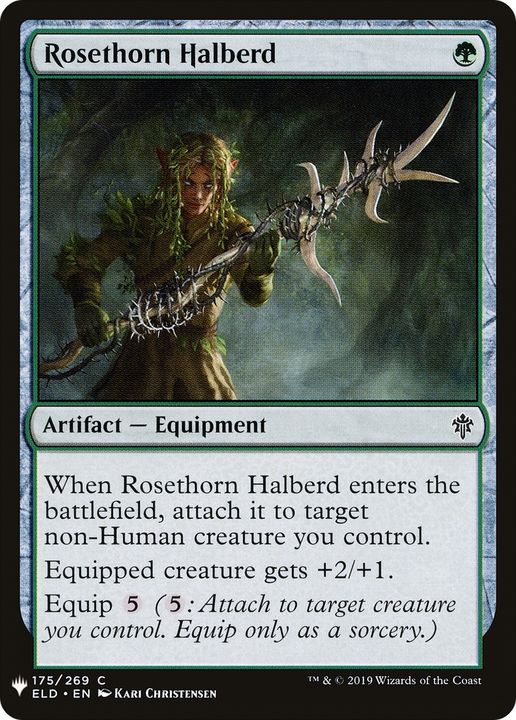 Rosethorn Halberd in the group Magic the Gathering / Sets / The List at Proxyprinters.com (74218)