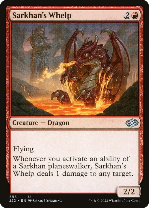 Sarkhan's Whelp in the group Magic the Gathering / Sets / Jumpstart 2022 at Proxyprinters.com (74220)