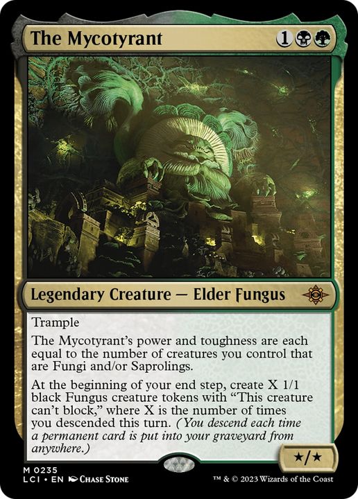 The Mycotyrant in the group Magic the Gathering / Types / Colors / Multicolors / B, G at Proxyprinters.com (74226)