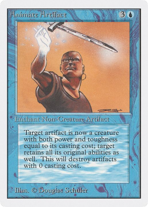 Animate Artifact in the group Magic the Gathering / Types / Colors / Blue at Proxyprinters.com (74229)