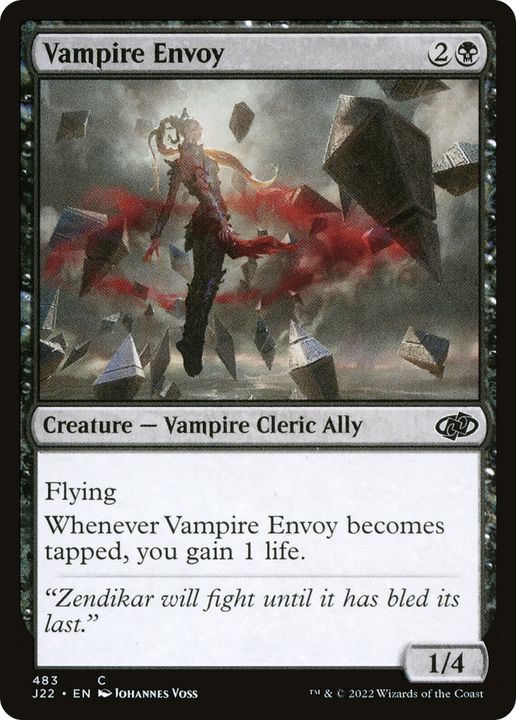 Vampire Envoy in the group Magic the Gathering / Types / Colors / Black at Proxyprinters.com (74231)