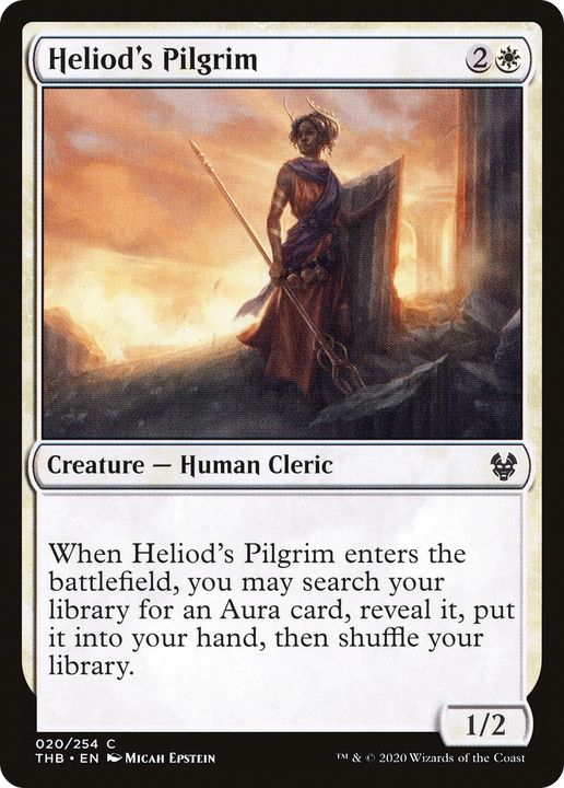 Heliod's Pilgrim in the group Magic the Gathering / Types / Colors / White at Proxyprinters.com (74247)