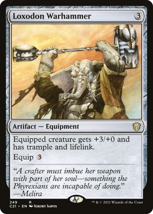 Loxodon Warhammer in the group Magic the Gathering / Sets / Commander 2021 at Proxyprinters.com (7426)