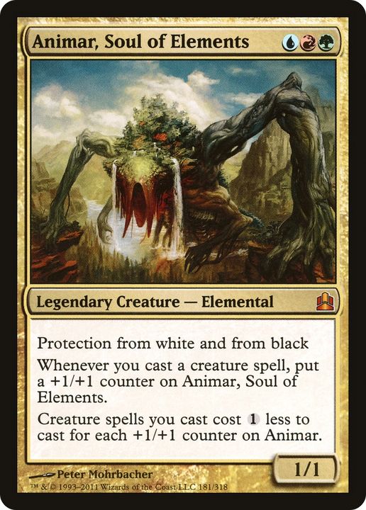 Animar, Soul of Elements in the group Magic the Gathering / Types / Colors / Multicolors / G, R, U at Proxyprinters.com (74267)