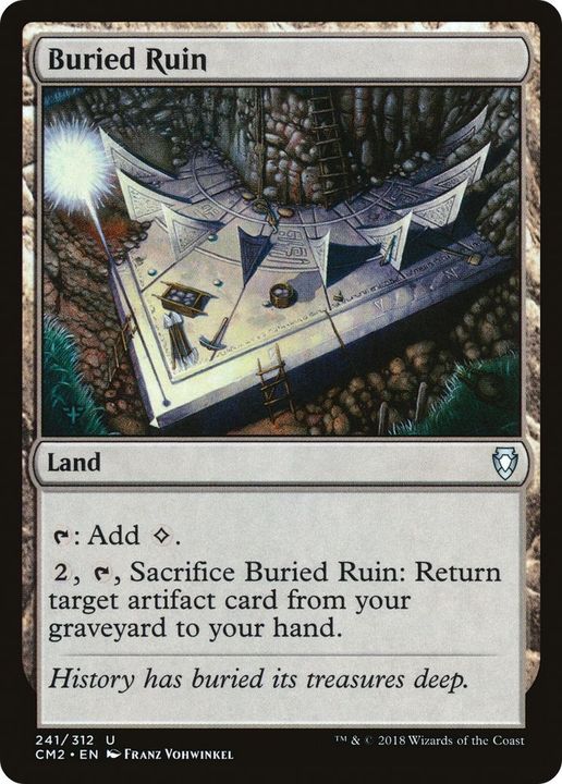 Buried Ruin in the group Magic the Gathering / Types / Colors / Colorless at Proxyprinters.com (7428)