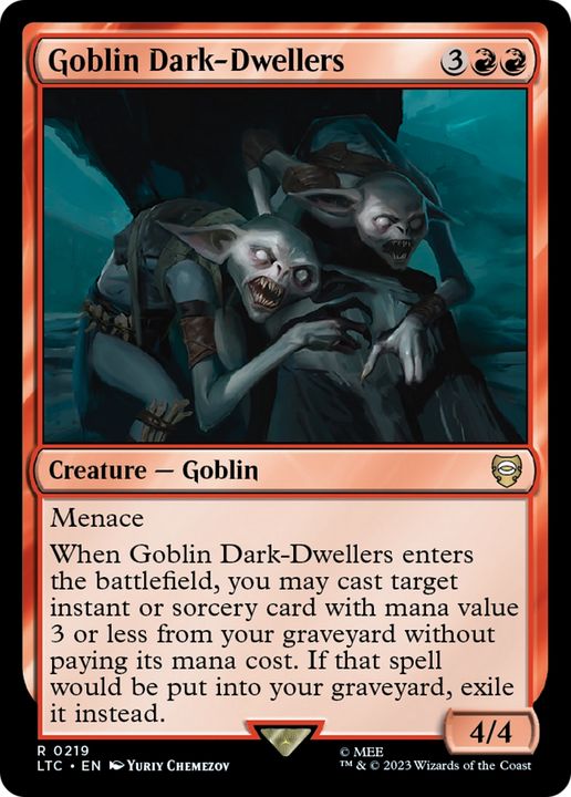 Goblin Dark-Dwellers in the group Magic the Gathering / Types / Colors / Red at Proxyprinters.com (74307)