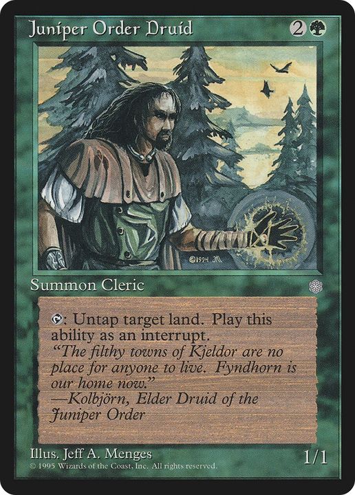 Juniper Order Druid in the group Magic the Gathering / Types / Colors / Green at Proxyprinters.com (74308)