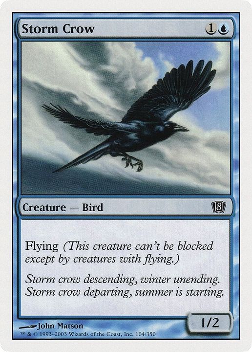 Storm Crow in the group Magic the Gathering / Types / Colors / Blue at Proxyprinters.com (7432)